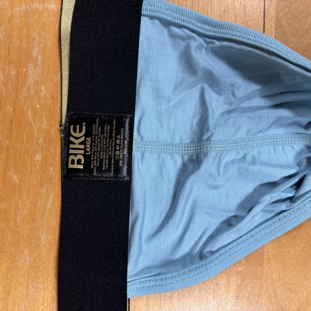 Bike Active Jockstrap Men's Large Light Blue New